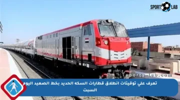 تعرف على توقيتات انطلاق قطارات السكة الحديد بخط الصعيد اليوم السبت